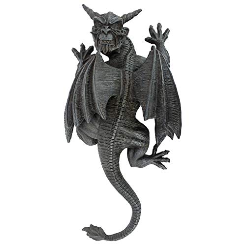 【中古】【未使用・未開封品】Design Toscano Gargoyle Demon on the Loose Wall Sculpture