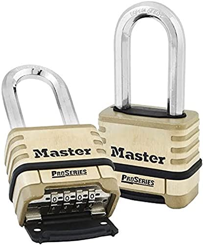 Master Lock 470-1175DLH ProseriesResettable Combination Locks, Carded, 3/8 Diameter, 15/16 Length x 15/16 Width, Multicolor by Master L