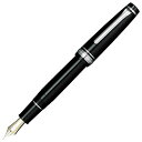 【中古】【未使用・未開封品】セーラー万年筆 万年筆 プロフェッショナルギア 銀 ブラック 太字 11-2037-620