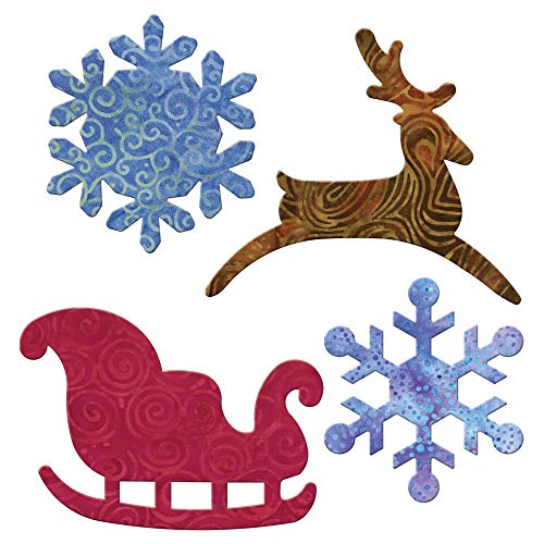 【中古】【未使用・未開封品】Go! Fabric Cutting Dies It Fits!-Sleigh & Snowflakes (並行輸入品) 【中古】【未使用・未開封品】Go! Fabric Cutting Dies It Fits!-Sleigh & Snowflakes (並行輸入品)