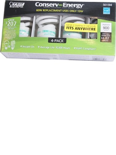 【中古】【未使用・未開封品】Feit CE13T2 省エネ 60W相当 CFL 13ワット電球 4個パック【メーカー名】【メーカー型番】【ブランド名】Feit Electric コンパクト形蛍光灯, 照明, 理美容以外の本体, DIY & Garden - AmazonGlobal free shipping 【商品説明】Feit CE13T2 省エネ 60W相当 CFL 13ワット電球 4個パック【注意】こちらは輸入品となります。当店では初期不良に限り、商品到着から7日間は返品を 受付けております。こちらは当店海外ショップで一般の方から買取した未使用・未開封品です。買取した為、中古扱いとしております。他モールとの併売品の為、完売の際はご連絡致しますのでご了承ください。ご注文からお届けまで1、ご注文⇒ご注文は24時間受け付けております。2、注文確認⇒ご注文後、当店から注文確認メールを送信します。3、当店海外倉庫から当店日本倉庫を経由しお届けしますので10〜30営業日程度でのお届けとなります。4、入金確認⇒前払い決済をご選択の場合、ご入金確認後、配送手配を致します。5、出荷⇒配送準備が整い次第、出荷致します。配送業者、追跡番号等の詳細をメール送信致します。6、到着⇒出荷後、1〜3日後に商品が到着します。　※離島、北海道、九州、沖縄は遅れる場合がございます。予めご了承下さい。お電話でのお問合せは少人数で運営の為受け付けておりませんので、メールにてお問合せお願い致します。営業時間　月〜金　10:00〜17:00お客様都合によるご注文後のキャンセル・返品はお受けしておりませんのでご了承下さい。