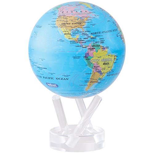【中古】【未使用・未開封品】MOVA Globe 光で回る不思議な地球儀 4.5インチ