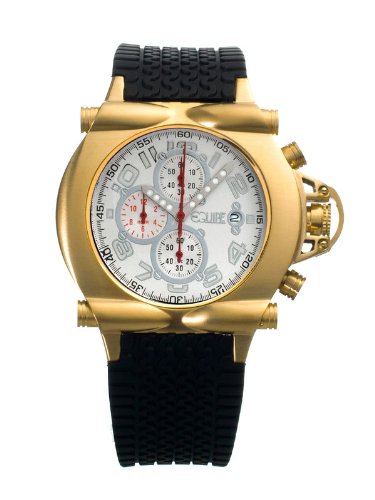 Equipe Rollbar Men's Chronograph Strap Watch with Date, Gold/Silver, Standard