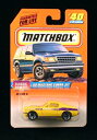 yÁzygpEJiz'68 MUSTANG COBRA JET * YELLOW * Classic Decades Series 5 MATCHBOX 1998 Basic Die-Cast Vehicle (#40 of 75)