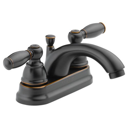 【中古】【未使用・未開封品】Delta Faucet Peerless Apex 2ハンドル バスルーム蛇口 Delta P299675LF-OB 1.2GPM FCT オイル磨きブロンズ