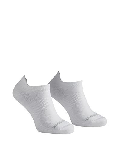 【中古】【未使用 未開封品】Wrightsock Coolmesh II Tab Sock - White Small by Wrightsock