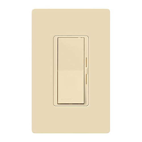 (ルートロン) Lutron ディーヴァ調光機能付きCFL/LED調光器 ウォールプレート付き 1 Pack DVWCL-153PH-IV 1