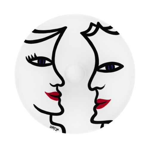 Kosta Boda オープンマインド皿 ホワイト