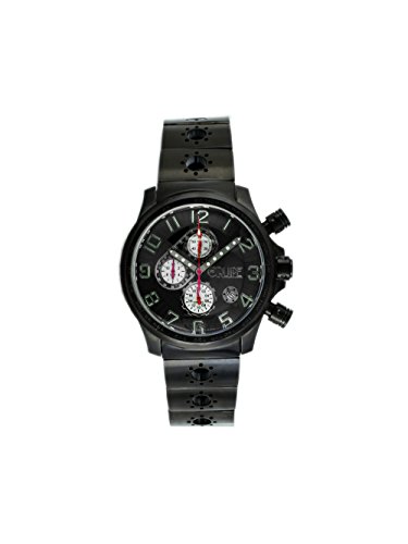 【中古】【未使用・未開封品】Equipe Hemi Men's Chronograph Bracelet Watch with Date, Black/Black&White, Standard