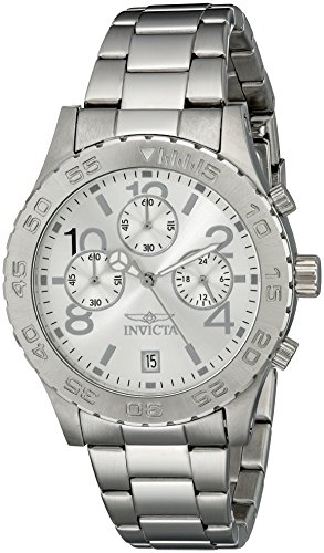 【中古】【未使用・未開封品】Invicta Men's 1278 II Collection Chronograph Silver Dial Stainless S..