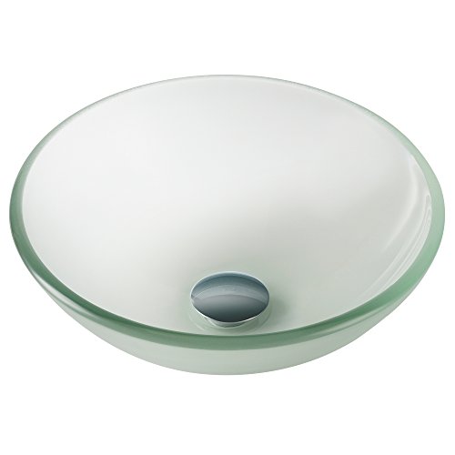 【中古】【未使用・未開封品】Kraus GV-101FR Frosted Glass Vessel Sink(4.0)