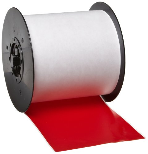 [중고] [미사용·미개봉품] Brady 113196 MiniMark 100' Length x 4 Width, B-595 Vinyl, Red Indoor/Outdoor Industrial Label Printer Super Tough Tape by Brady