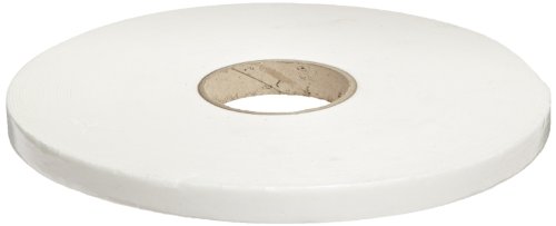 Brady 78273 Bradyfoam 36 yd Length x 3/4 Width B-156 Double-Faced Foam, White Mounting Tape Roll by Brady