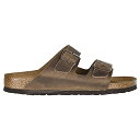 【中古】【未使用 未開封品】Birkenstock(ビルケンシュトック) アリゾナ レザーサンダル 男女兼用 US サイズ: 13-13.5 Narrow Women/13-13.5 Narrow Men カラー: ブラウン