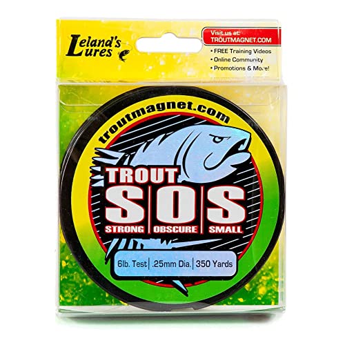 【中古】【未使用 未開封品】Trout Magnet S.O.S. Fishing Line, 350yd (0.9kg, 0.9kg, 0.9kg Test)
