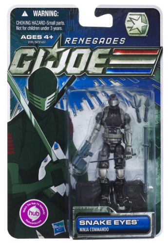 【中古】【未使用・未開封品】Hasbro G.I.ジョー レネゲイズ 30thアニバーサリー 3.75インチ ベーシックフィギュア スネーク・アイズ【並行輸入】