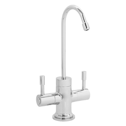 【中古】【未使用・未開封品】Westbrass コンテンポラリー2ハンドルインスタントホット/コールドウォーターディスペンサー蛇口 光沢クロム D2051-26(4)