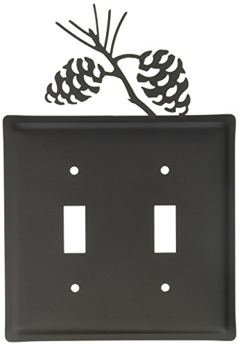 【中古】【未使用・未開封品】8インチPineconeダブルスイッチカバー