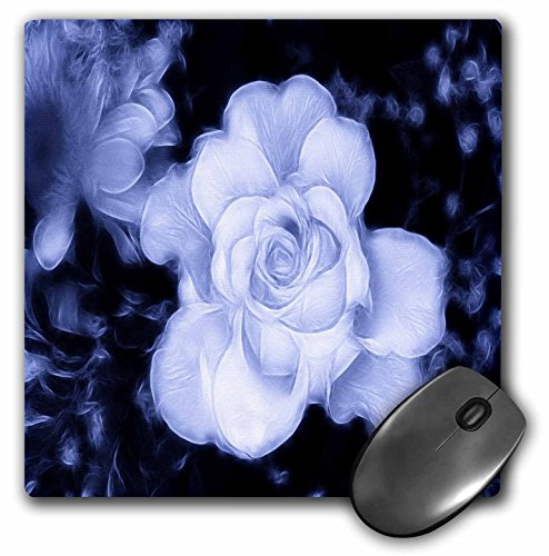 樂天商城 - 【中古】【未使用・未開封品】3dRose LLC 8 X 8 X 0.25インチ ブルー調ローズマウスパッド (mp_23328_1)