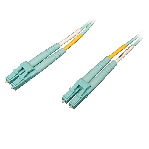 Tripp Lite 10M 10Gb/100Gb Duplex Multimode 50/125 OM4 LSZH Fiber Patch Cable LC/LC Aqua 10 Meters - Patch cable - LC multi-mode (M) to