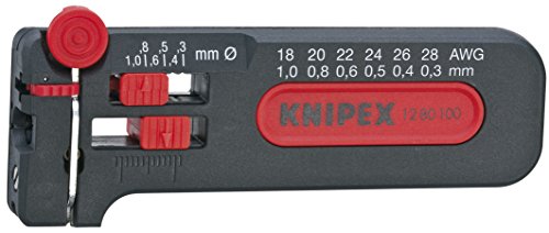 Rakuten - 【中古】【未使用・未開封品】KNIPEX 12 80 100 SB Awg 18-28 Mini Wire Stripping Tool