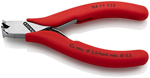KNIPEX Tools - Electronics End Cutting Nippers (6411115)