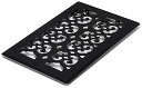 【中古】【未使用・未開封品】Decor Grates s610r 6-inch by 10-inch Painted Returnエア、ブラックTextured(4)