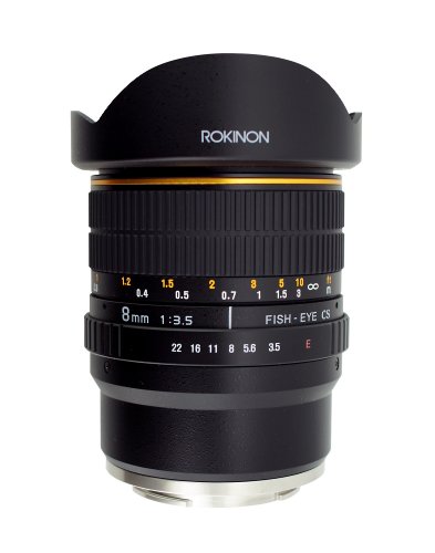 【中古】【未使用・未開封品】Rokinon FE8M-NEX 8mm f/3.5 魚眼レンズ Sony Eマウントカメラ用 (NEXとVG10) ブラック