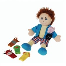 【中古】【未使用・未開封品】I Went Walking Puppet & Props Set by Constructive Playthings