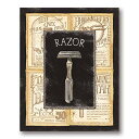 【中古】【未使用・未開封品】(Unframed) - Grooming Razor Bed & Bath Vintage Advertisement Bathroom Old Fashioned Shaving Wall Poster 8X10