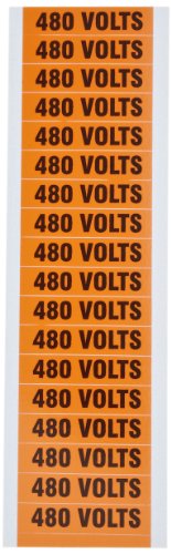 【中古】【未使用・未開封品】Morris Products 21374 Voltage Marker, 480V Legend (Pack of 5 Cards, with 18 Markers Per Card) by Morris Products