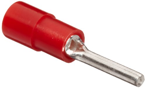 【中古】【未使用・未開封品】Morris Products 11832 Pin Terminal, Nylon Insulated, Red, 22-16 Wire Size, 0.075 Pin Width (Pack of 100) by Morris Products