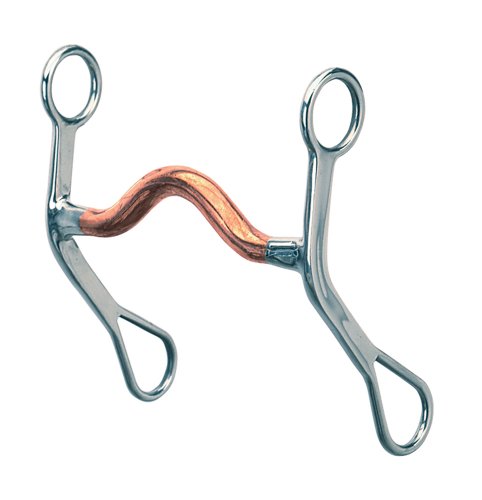 ����šۡ�̤���ѡ�̤�����ʡ�Weaver Leather All Purpose Bit Features 14cm Medium Port Copper Mouth