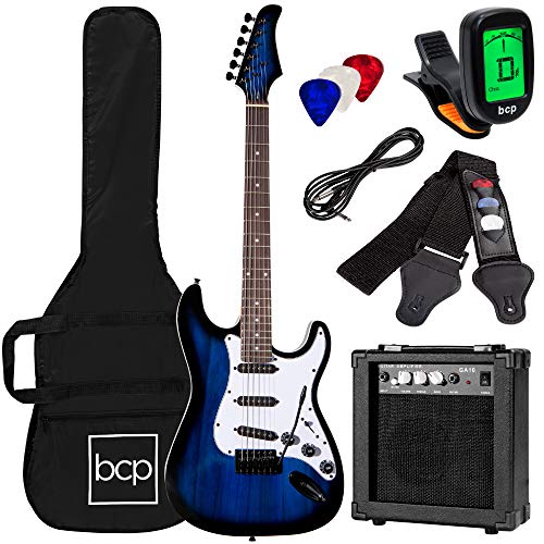 yÁzygpEJizFull Size Blue Electric Guitar GNgbNM^[ X^[^[pbP[W Best Choice ProductsЁysAz