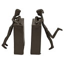 【中古】【未使用・未開封品】デザイントスカーノover the Bookshelf Cast Iron Statues