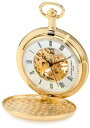yÁzygpEJizCharles-Hubert Paris 3909-G Gold-Plated Brass Hunter Case Mechanical Pocket Watch