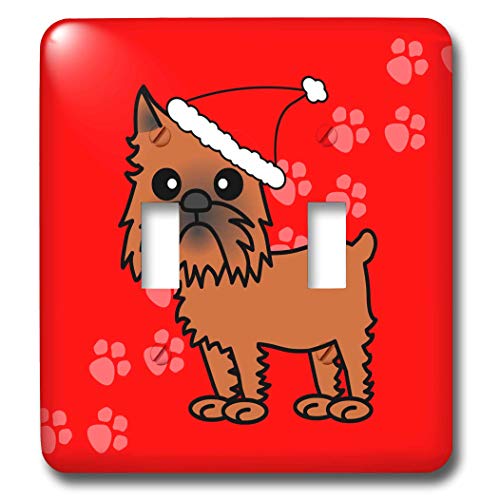 【中古】【未使用・未開封品】3drose LSP 31204?_ 2キュートBrussels Griffon Cropped耳とサンタ帽子ダブル切り替えスイッチ