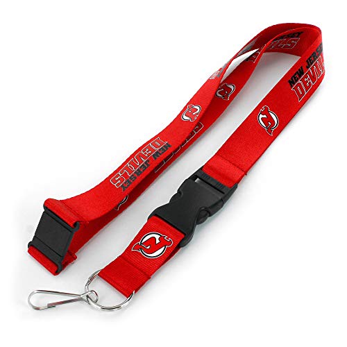 【中古】【未使用・未開封品】NCAA新しいJersey Devils nhl-ln-095???08チームランヤード、1サイズ、マルチカラー