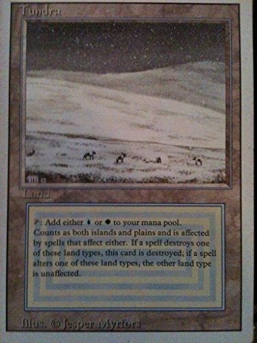 【中古】【未使用・未開封品】Magic: the Gathering - Tundra - Revised Edition