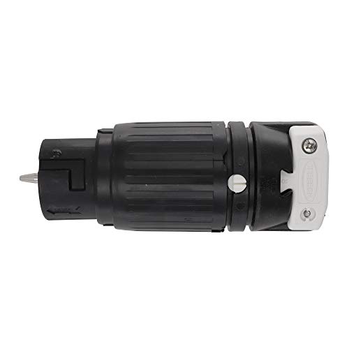 Hubbell CS6364C Locking Connector, 50 amp, 125/250V, 3 Pole and 4 Wire by Hubbell
