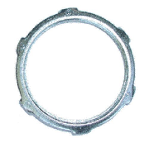 Bridgeport 101-S 0.5-Inch UL Steel Conduit Locknut,100-Pack by Bridgeport
