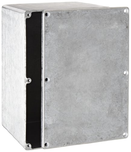 BUD Industries CN-5710 Die Cast Aluminum Enclosure, 6-49/64 Length x 4-49/64 Width x 4-13/64 Height, Natural Finish by BUD Industries