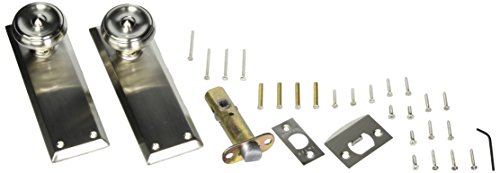 【中古】【未使用・未開封品】Quincy Door Set With Waverly Knobs Passage In Satin Nickel. Interior Door Knobs. by Emtek