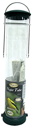 Aspects Inc 427 Hunter Green Quick-Clean Nyjer Tube Feeder Medium