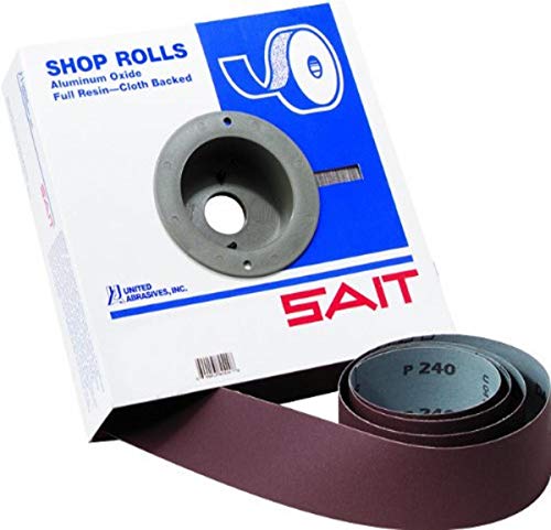 š̤ۡѡ̤ʡUnited Abrasives/SAIT 80820 2 X 50 Yards 80X Aluminum Oxide Handy Shop Paper Roll, 1-Pack by 