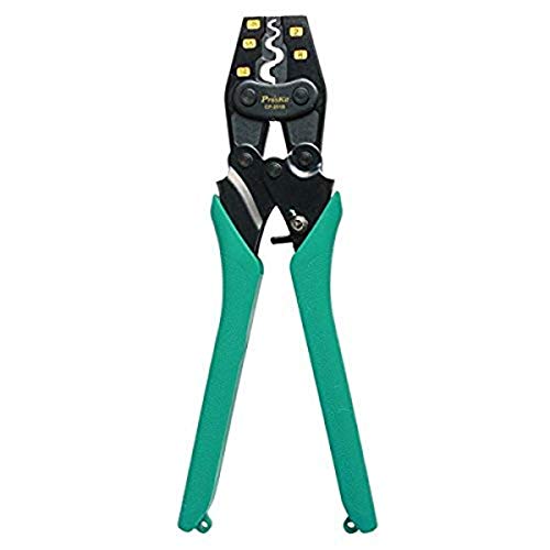 【中古】【未使用・未開封品】Pro'sKit CP-251B Ratcheted Crimper for Non-Insulated Terminals, AWG 22-6 by Pro'sKit(4.0)