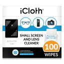 【中古】【未使用・未開封品】iClothタッチ画面クリーニングワイプ 100 wipe pack iC100-FBA(2)