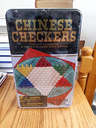 【中古】【未使用・未開封品】Cardinal Classics Chinese Checkers Tin Game