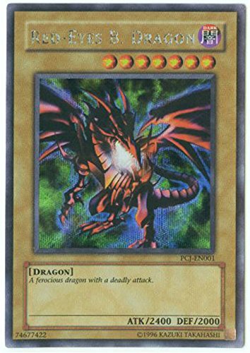 [중고] [미사용·미개봉품] Yu-Gi-Oh! - Red-Eyes B. Dragon (PCJ-EN001) - Power of Chaos Joey the Passion PC Promo - Promo Edition - Secret Rare
