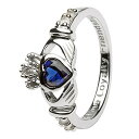 【中古】【未使用・未開封品】(クラダ・リング・ストア)Claddagh Ring Store LS-SL90-9 9月誕生月クラダリング スターリングシルバー アイルランド製。(4)
